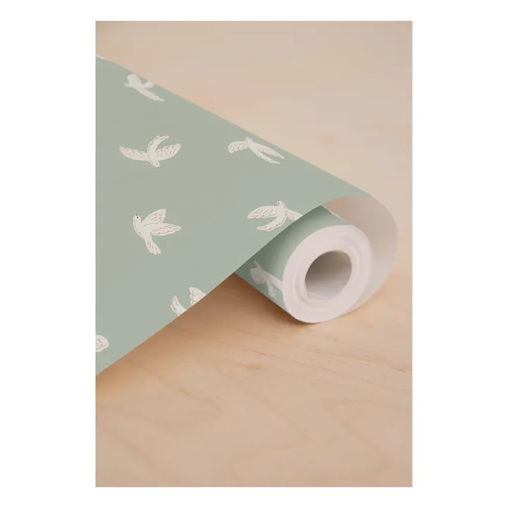 Maison Janette Rouleau de papier-peint Isidore | Vert céladon