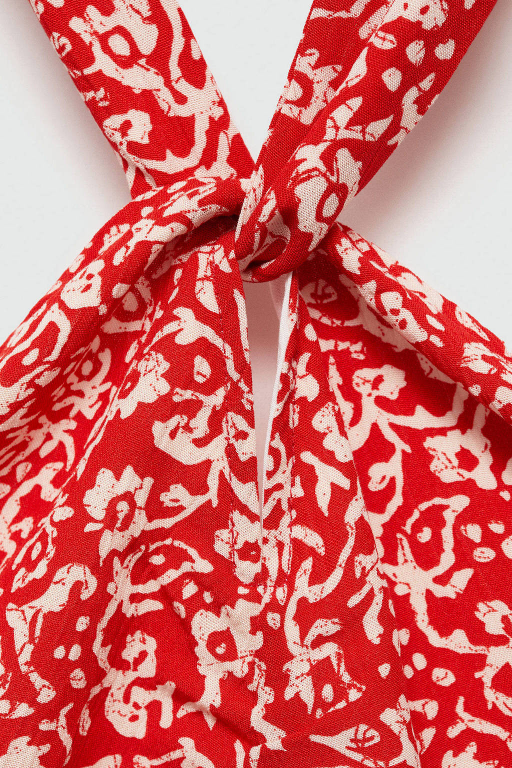 MANGO TEEN T-shirt met all over print rood/beige