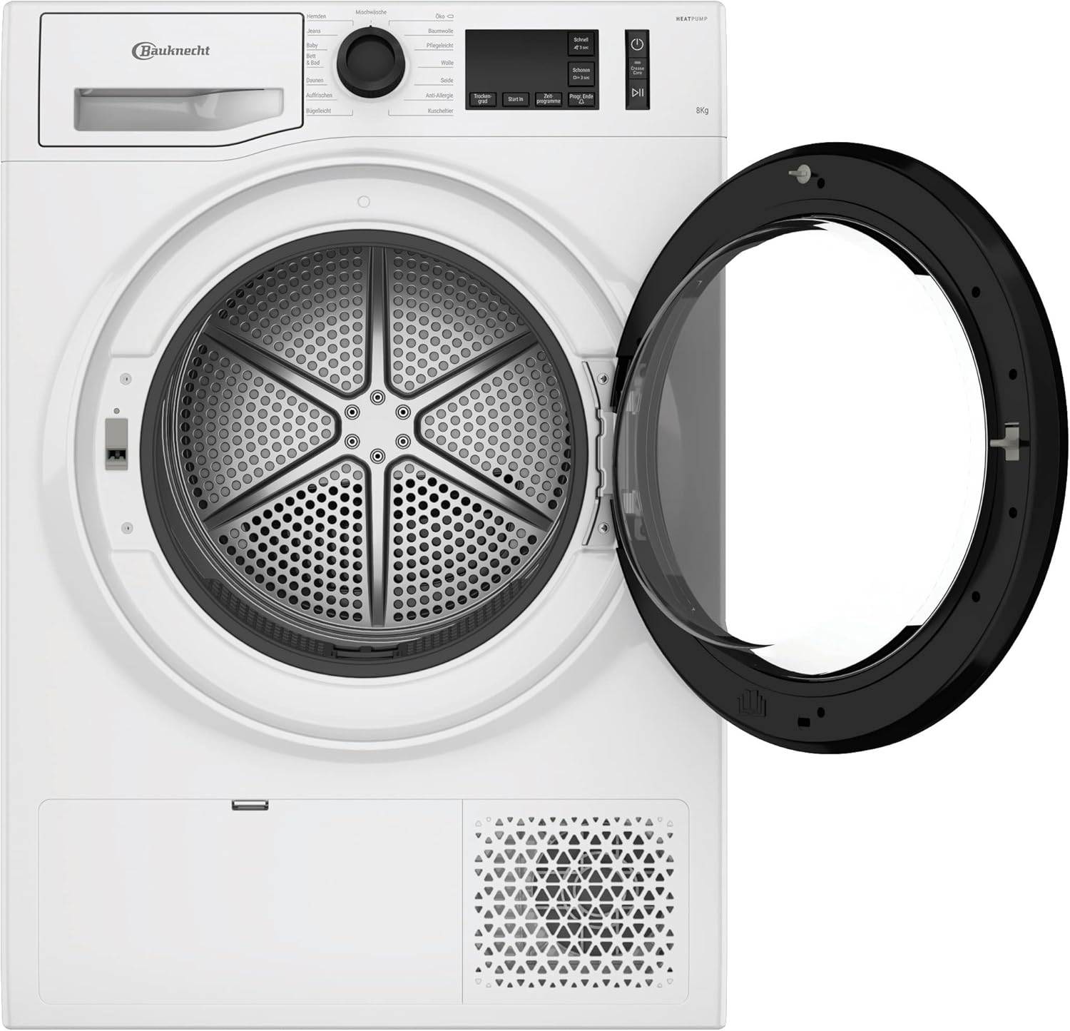 Bauknecht T Soft M11 82 N Wärmepumpentrockner /8kg /EEK A++ /Crease Care - knitterfreie Wäsche/ EasyCleaning-Filter / Auffrischen-Programm/ Baby-Programm/Anti-Allergie-Programm/Kuscheltier Programm