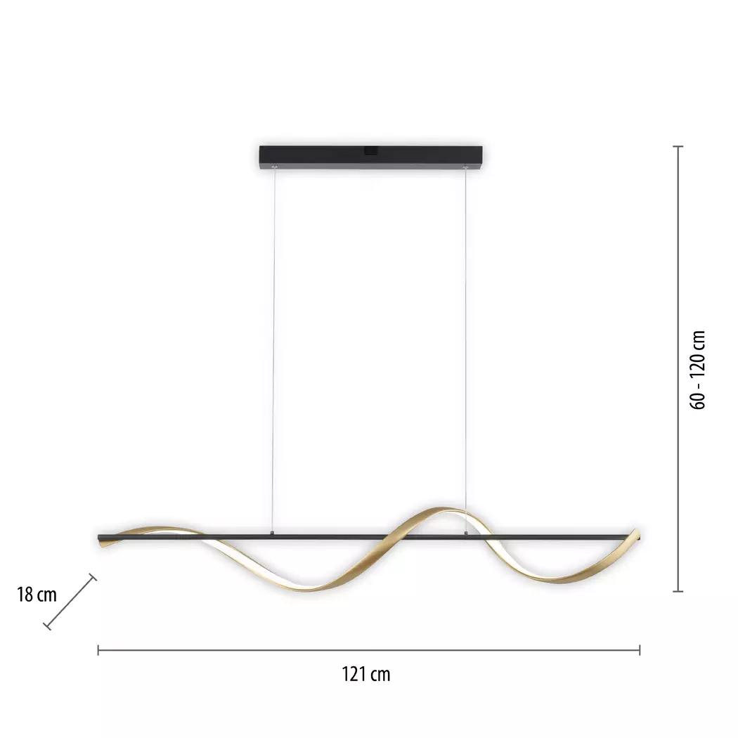 LED-Pendelleuchte Q-Swing