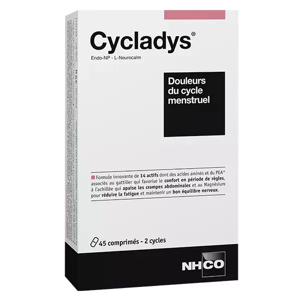 NHCO Cycladys Alívio da Dor Menstrual 45 comprimidos