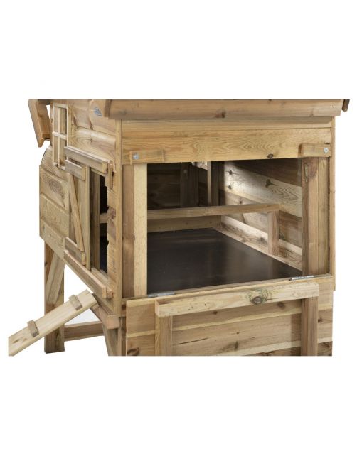 Voldux Kippenhok Jasper - Kippenhok - 140x90x165 cm Naturel