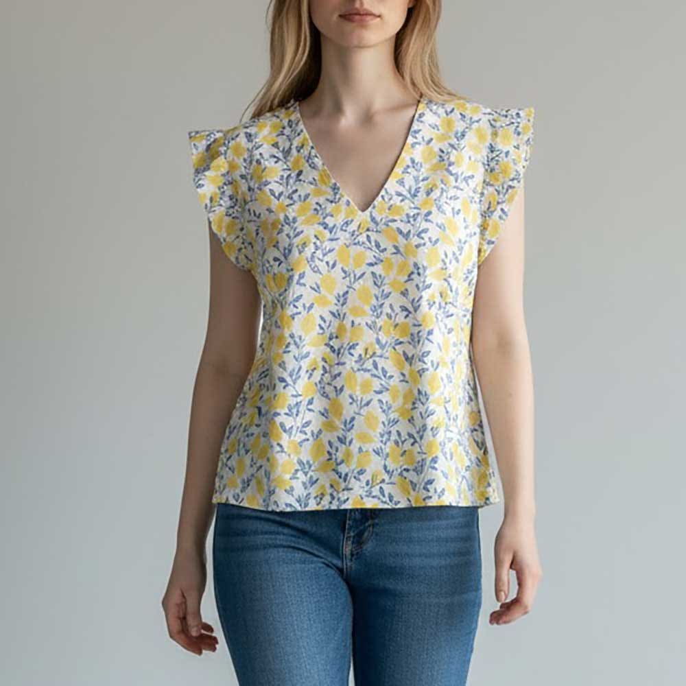 Top Femme blanc