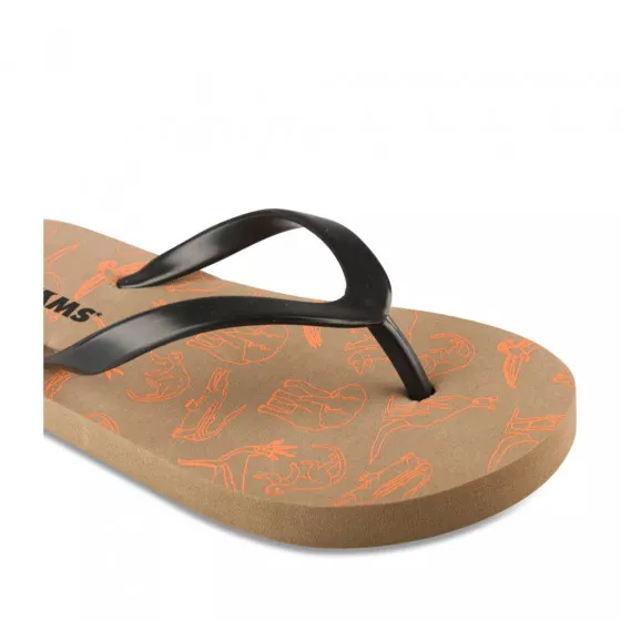 Tongs NOIR TAMS