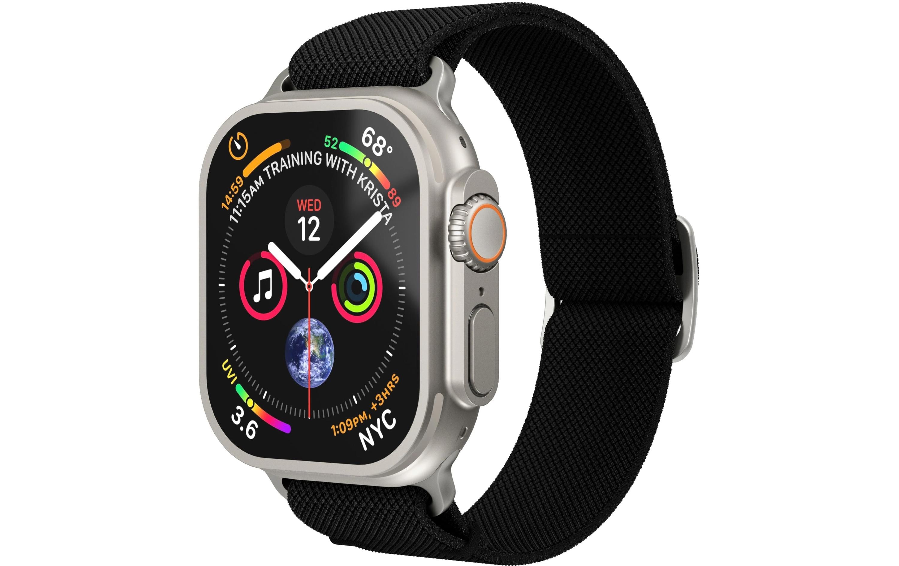 Armband Classic Nylon Loop Apple Watch 38/40/41 mm BlackArmband für Apple Watch 38/40/41 mm