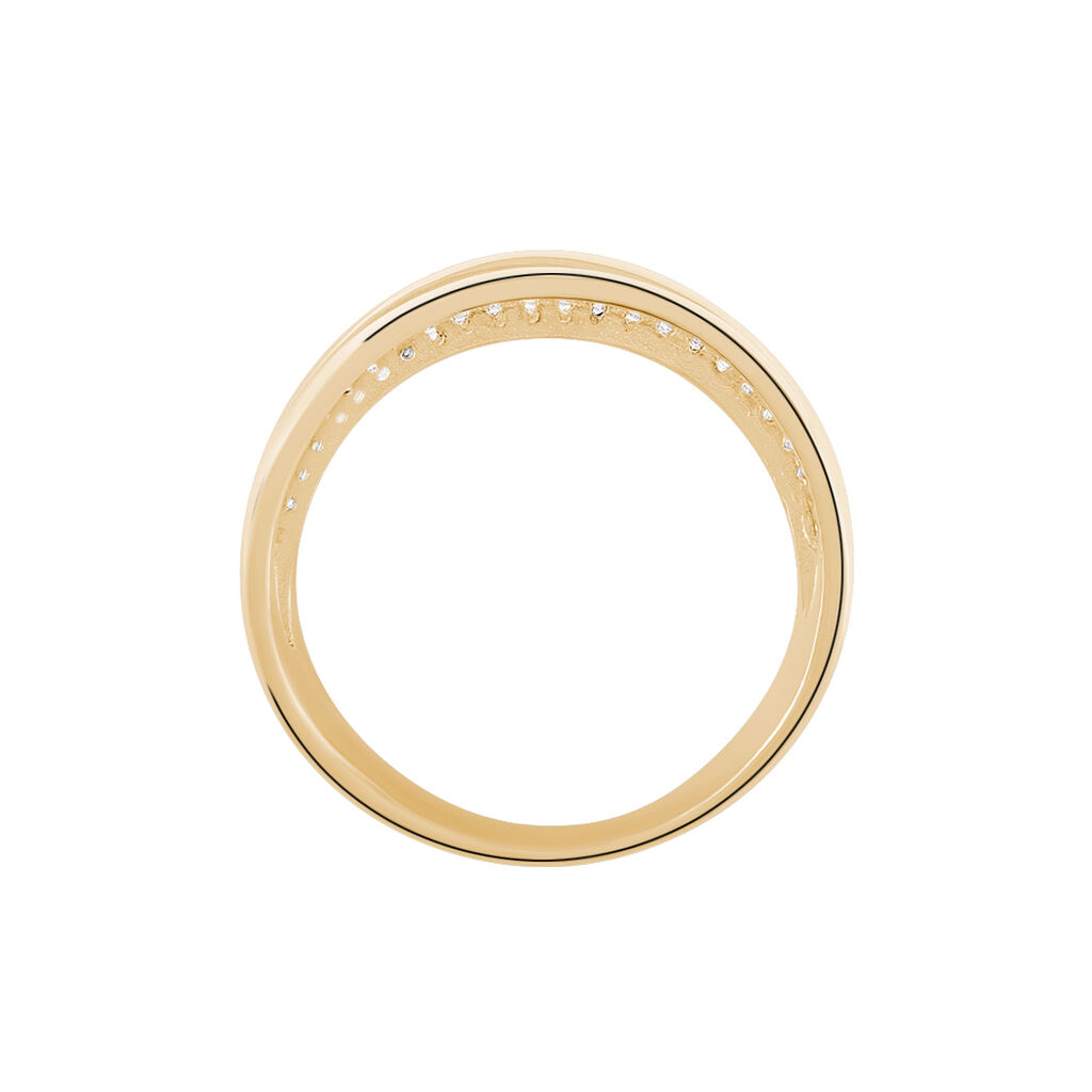 Bague Adelicia Plaqué Or Jaune Oxyde De Zirconium