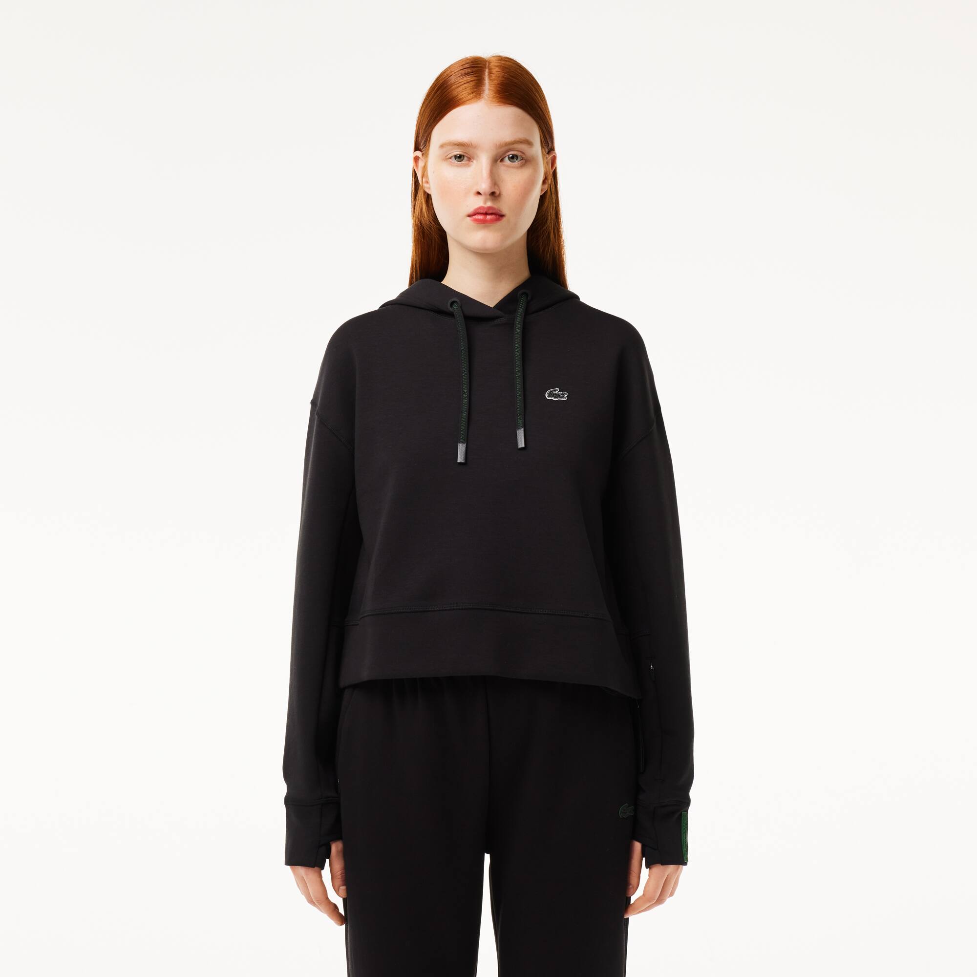 Damen LACOSTE Jogger Kapuzen-Sweatshirt Sweatshirts - Schwarz - Lacoste - Damen
