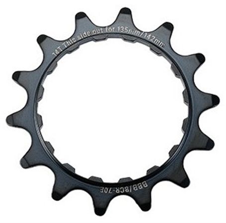 BCR-70E Bosch-Motorritzel für Einbaubreite 135142mm und 148mm Boost mit Verschlussring  schwarz  19 Zähne