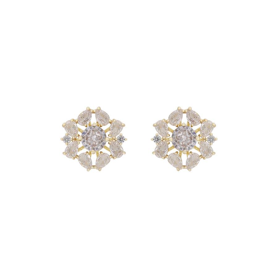 Snö Of Sweden Ellie Big Earring Gold/Clear