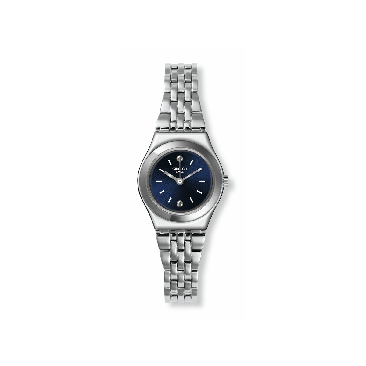 Montre SWATCH Irony Lady Sloane femme bracelet acier inoxydable gris