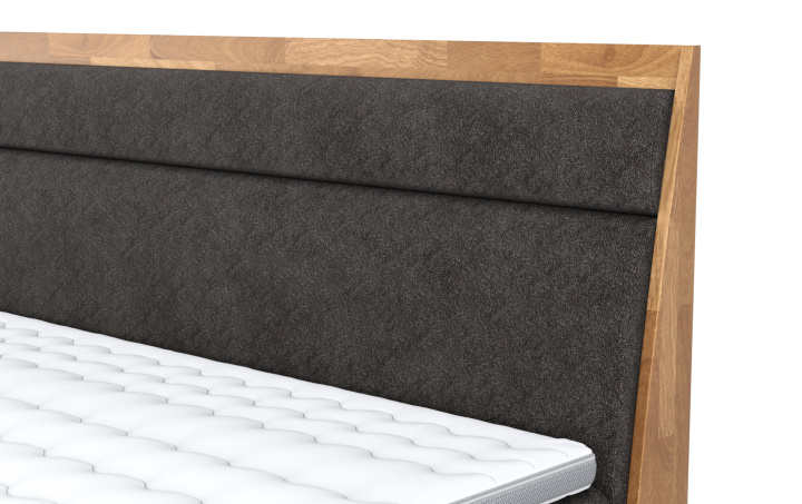 Boxspringbett VALMONDO INCANA 160X200 H2\/H2 BRAUN