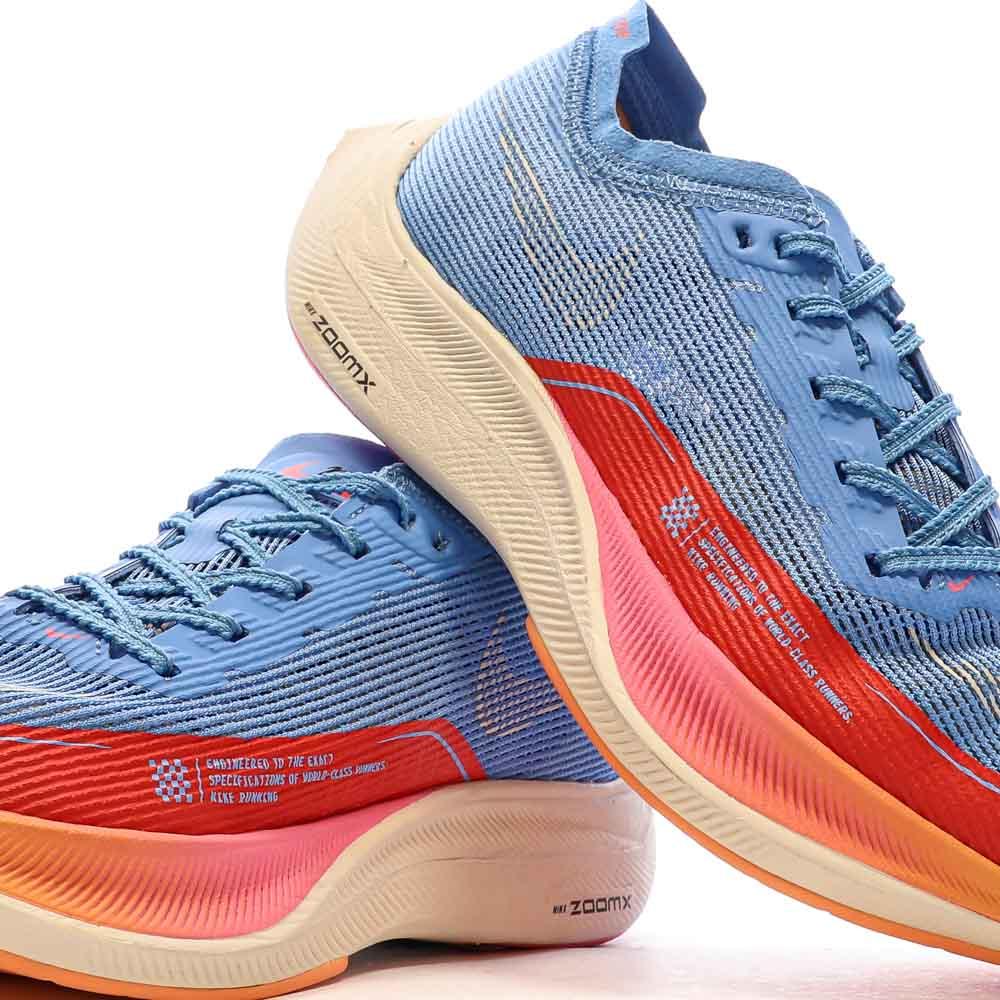 Nike Chaussures de running Bleu/Rouge Femme Nike Zoomx Vaporfly