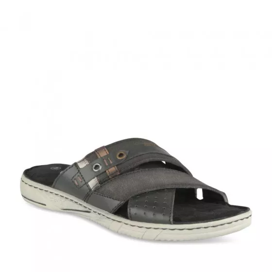 Mules NOIR MEGIS CASUAL
