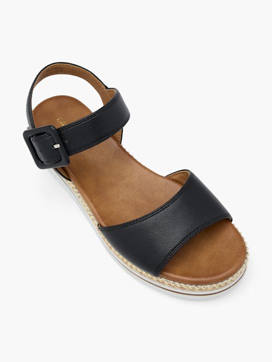 Graceland Sandalette Schwarz