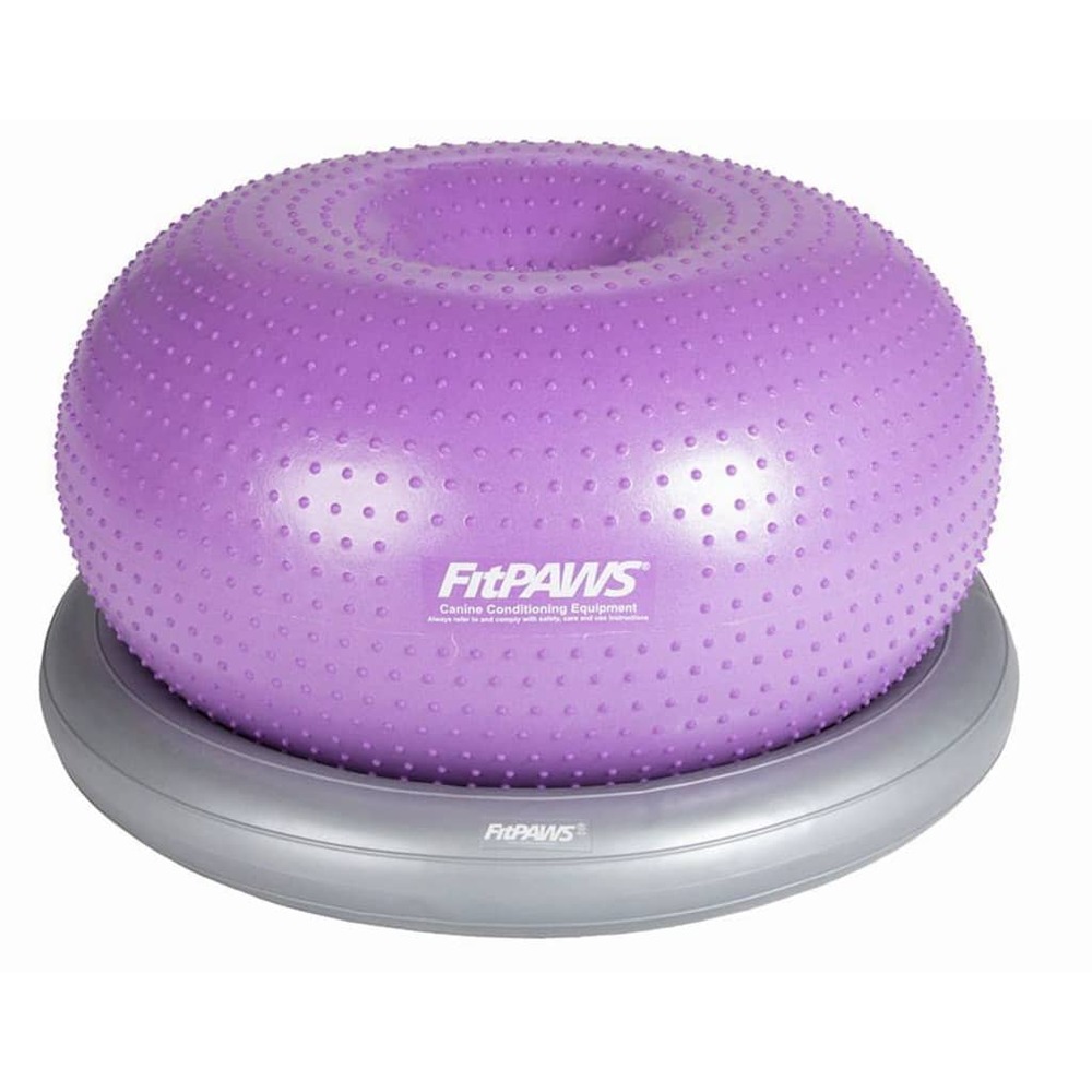 Balle d'équilibre pour animaux de compagnie trax donut 55 cm