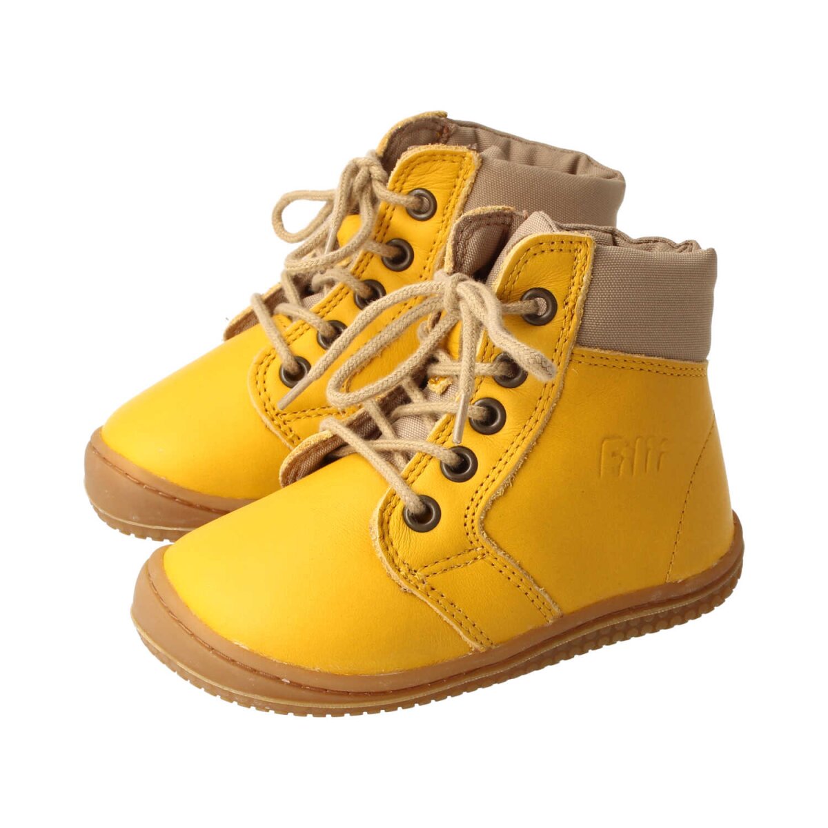 MB2211-WX44 mustard EVEREST BIO nappa wool laces Weite/M