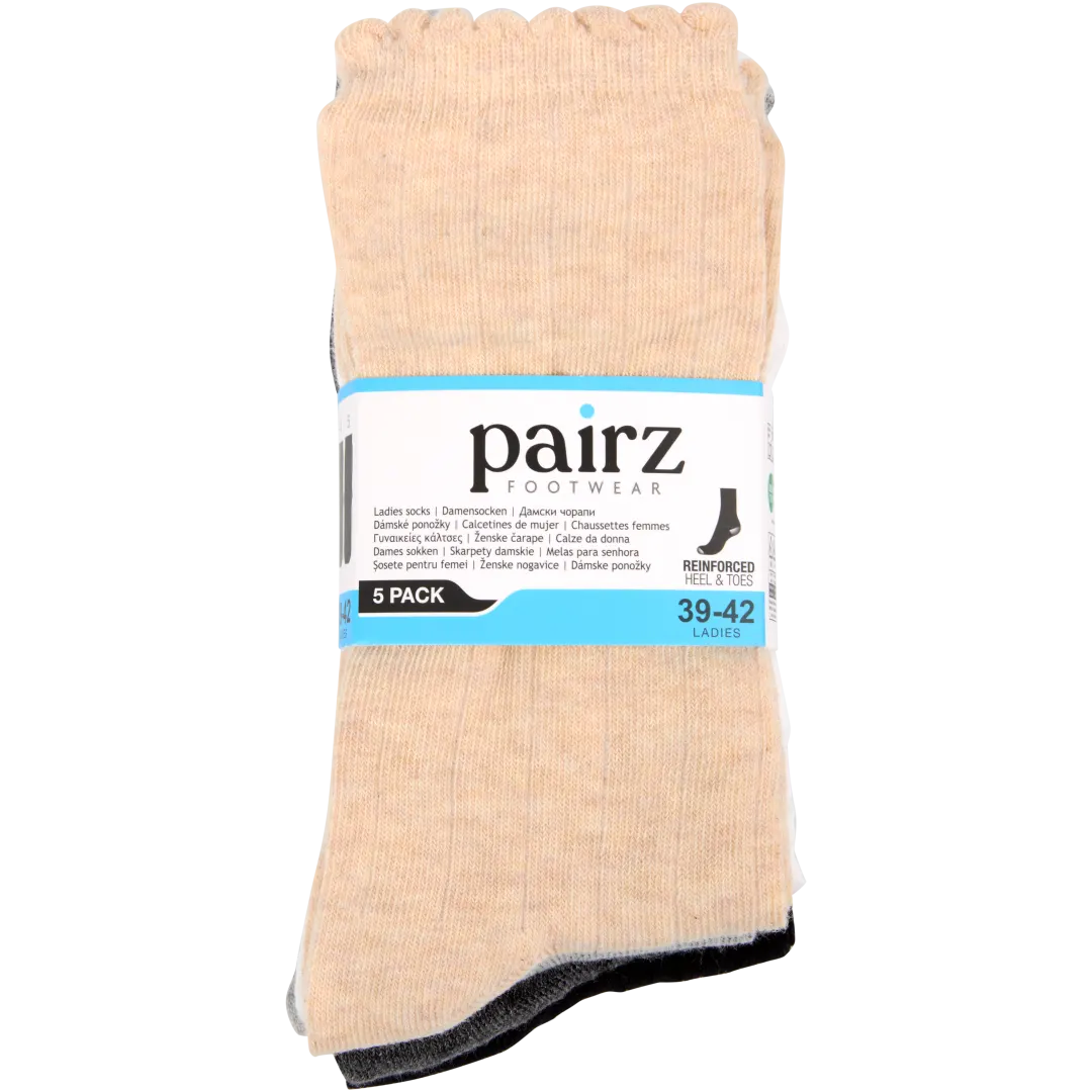 Pairz sokken Maten 35 - 42 | 5 paar | diverse varianten