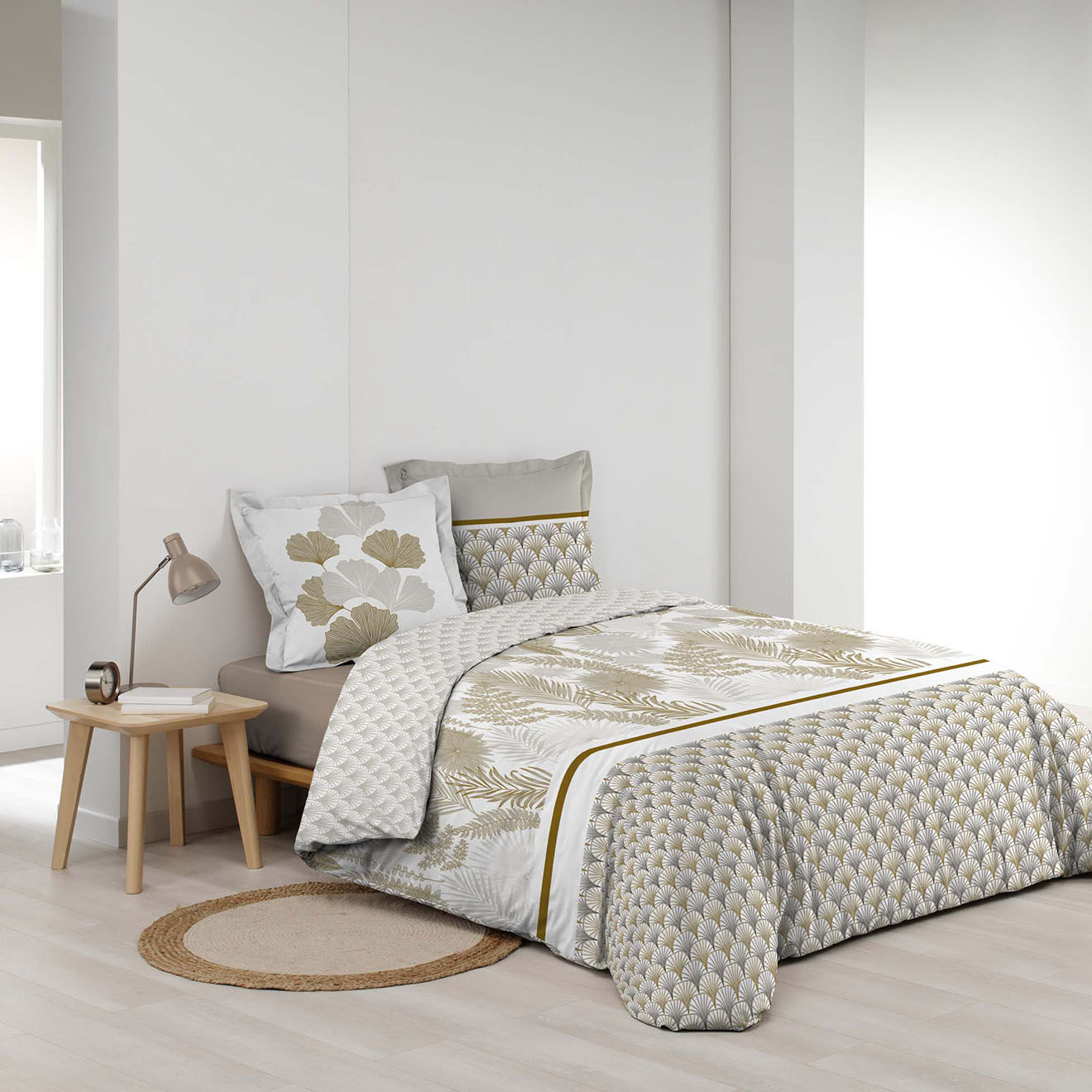Douceur d'intérieur Parure housse de couette Melisse multicolore