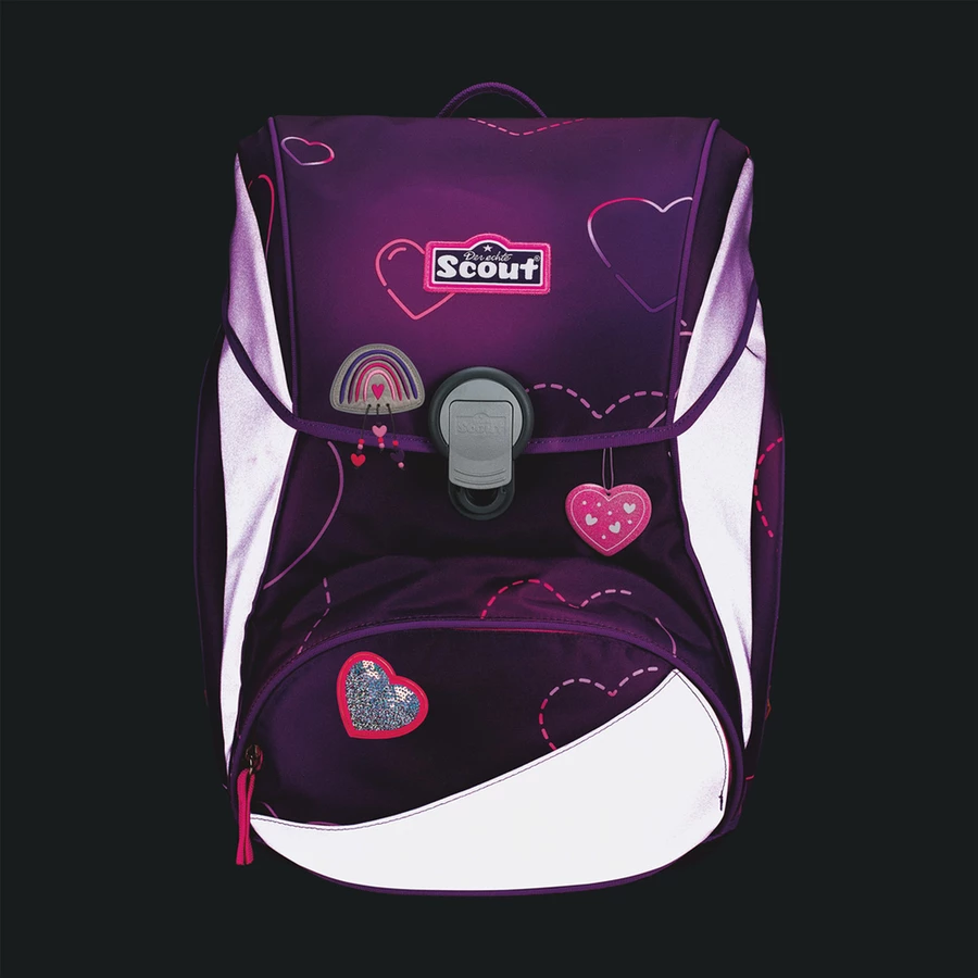 Scout Alpha Exklusiv Superflash - Schulranzen Set 4tlg. Lovely