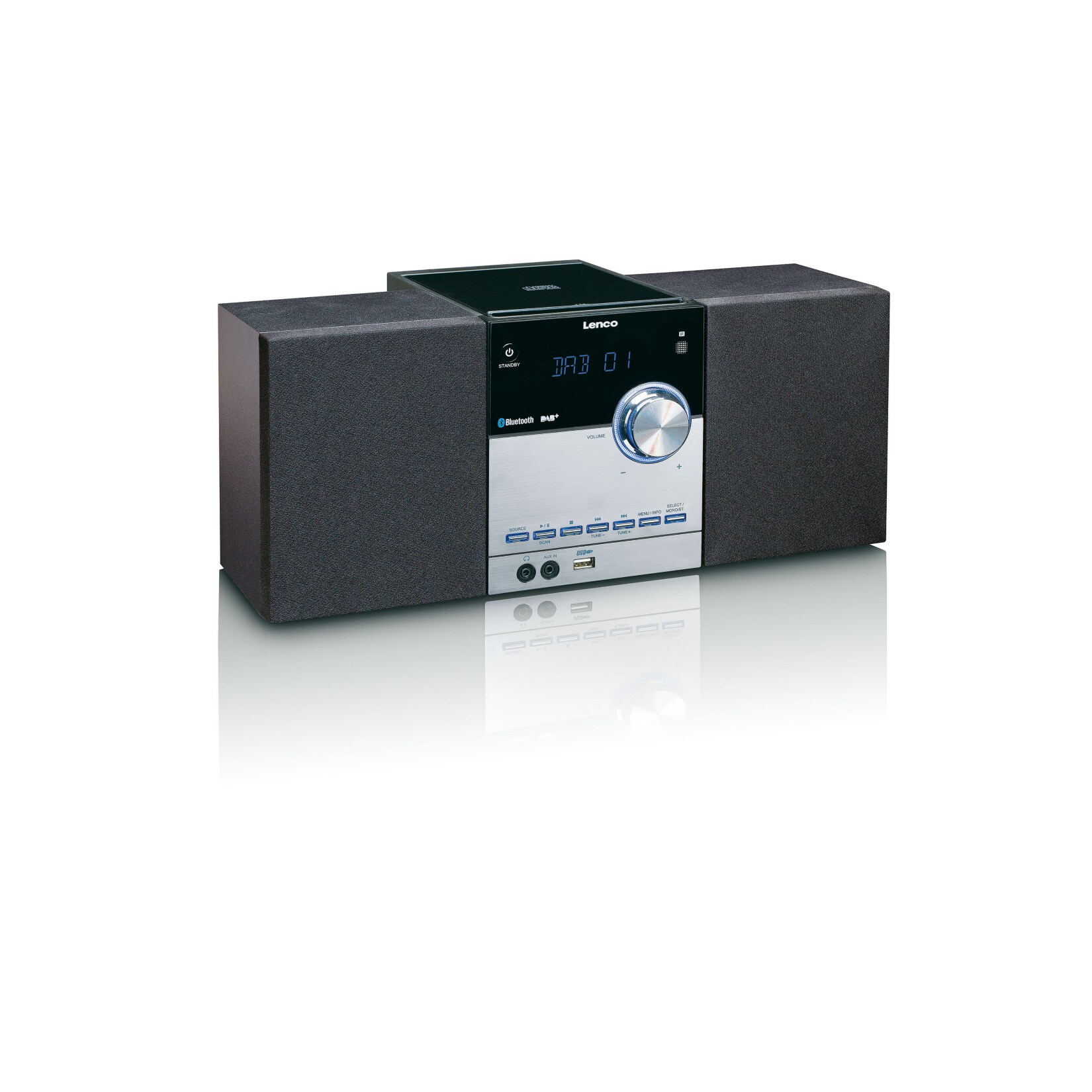 Lenco MC-150 Mikroanlage mit DAB+ und Bluetooth