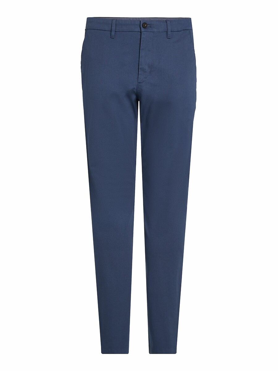 TOMMY HILFIGER<br>Calça chino slim fit Bleecker em malha estruturada