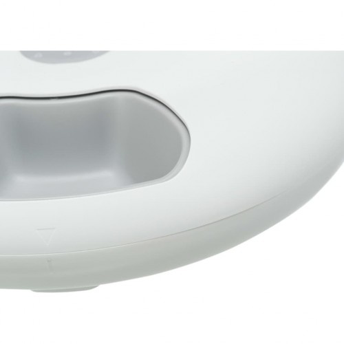 Dispensador automático de ração para cães, branco