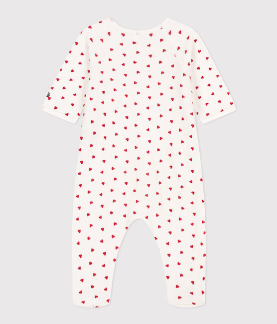 Pyjama bébé coeur en velours