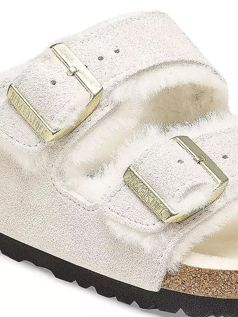 BIRKENSTOCK Pantoletten ARIZONA SHEARLING creme