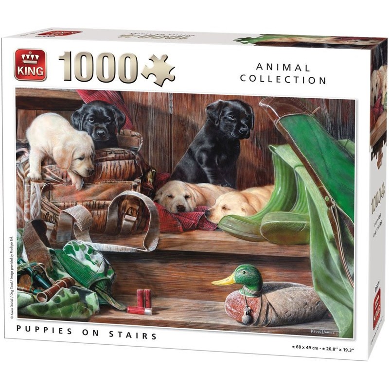 Puzzle 1000 pièces - Chiots