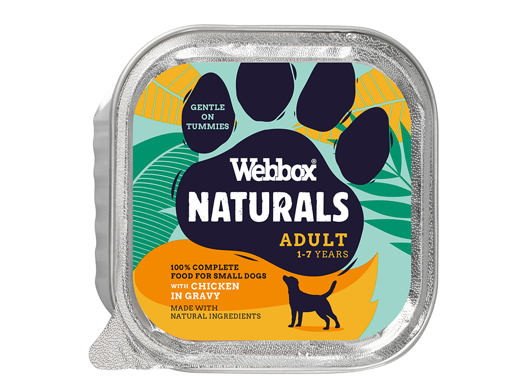 COMIDA HÚMIDA NATURAL PARA CÃO WEBBOX FRANGO EM MOLHO 150G
