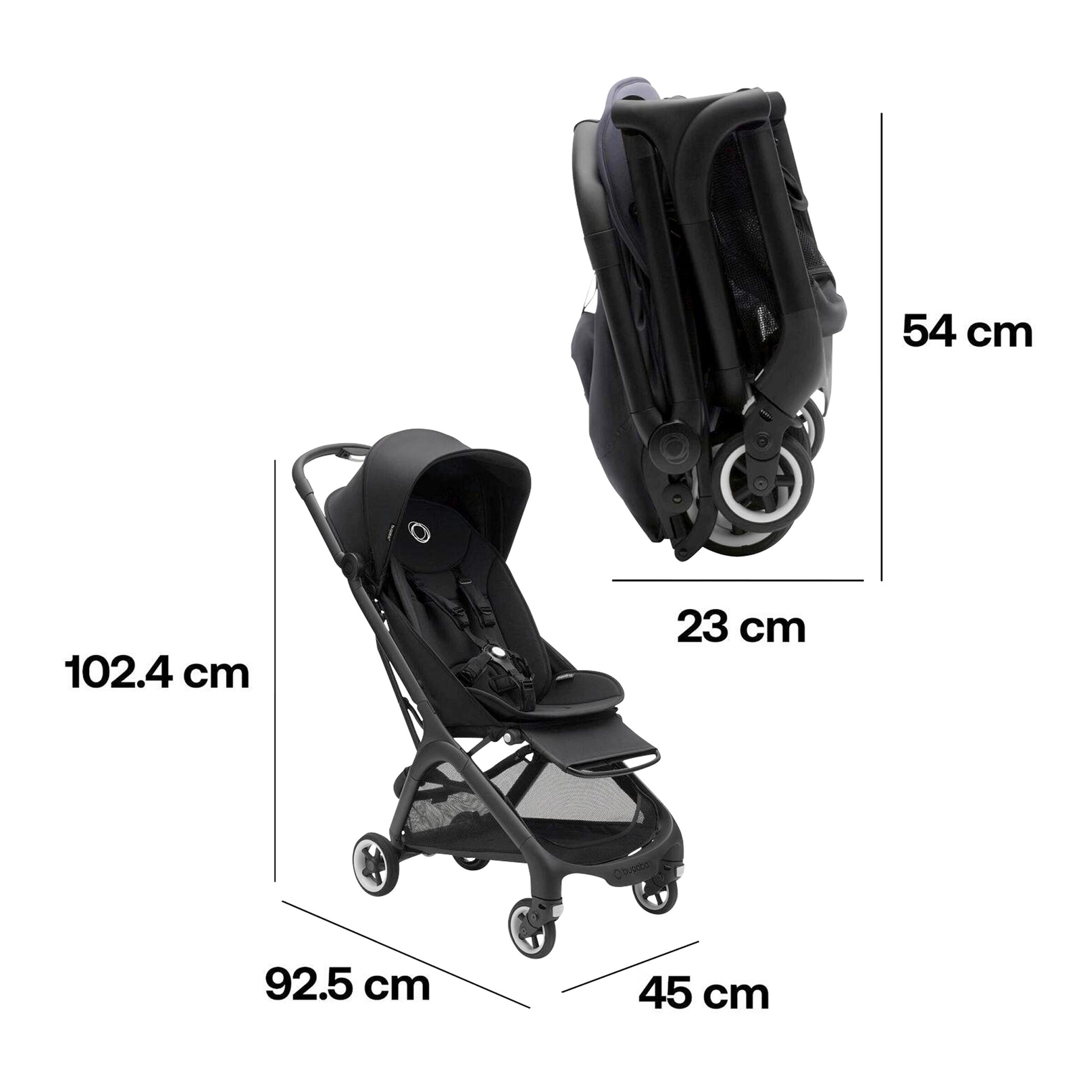 Bugaboo Buggy Butterfly black / midnight black