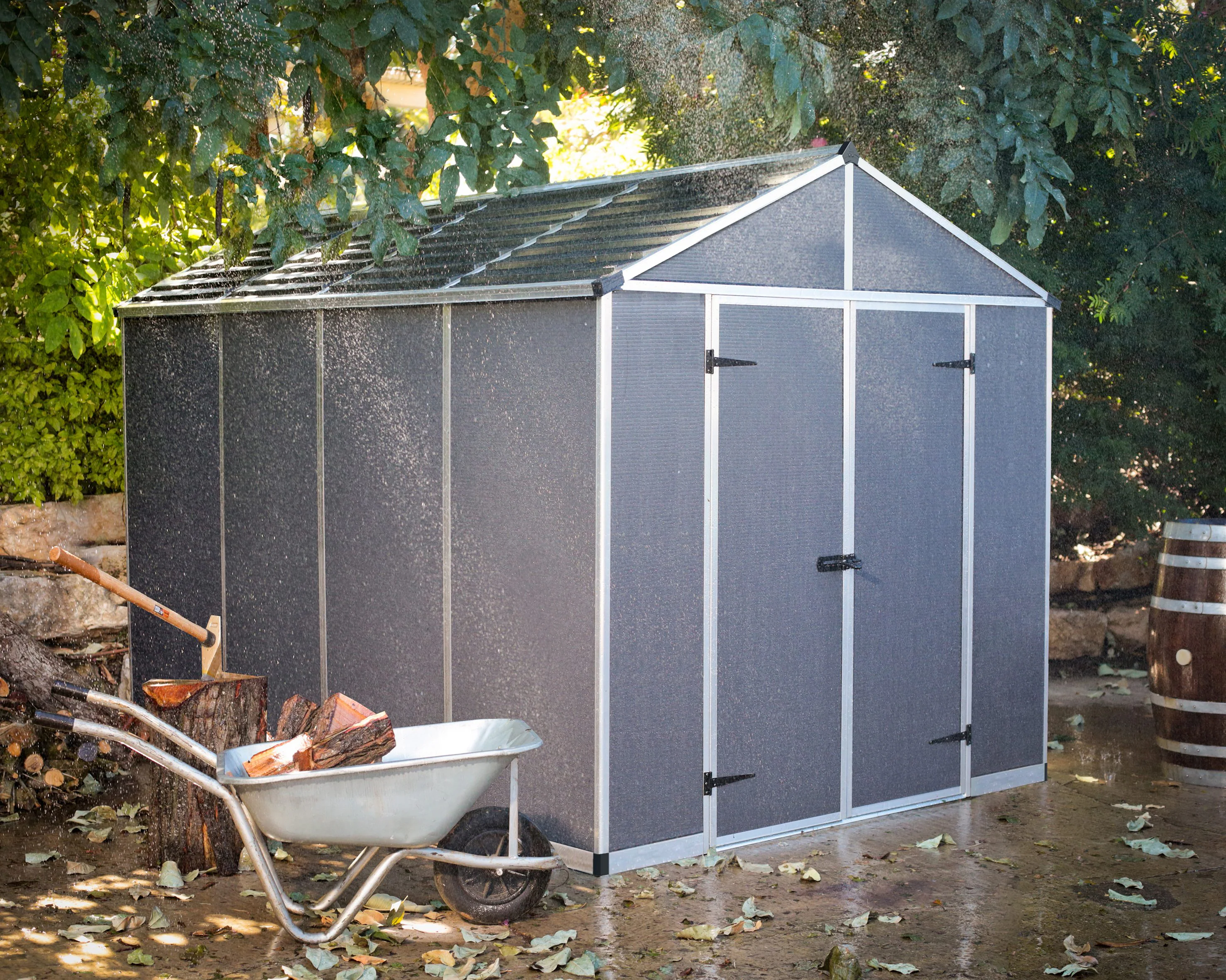 Canopia Rubicon Gerätehaus, anthrazit 302x237x235 cm