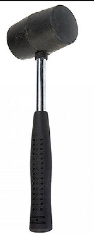 GUMMIHAMMER 30cm 380 g mit Edelstahlschaft