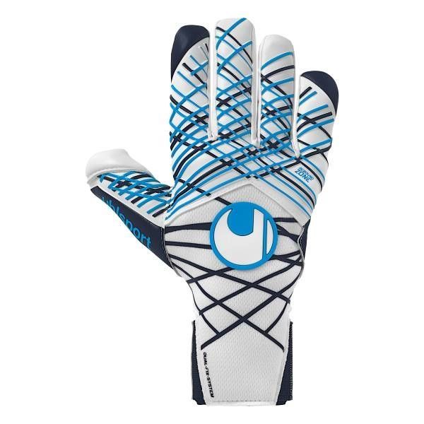 Uhlsport Gants de Gardien Absolutgrip Tight HN - Blanc/Noir/Bleu