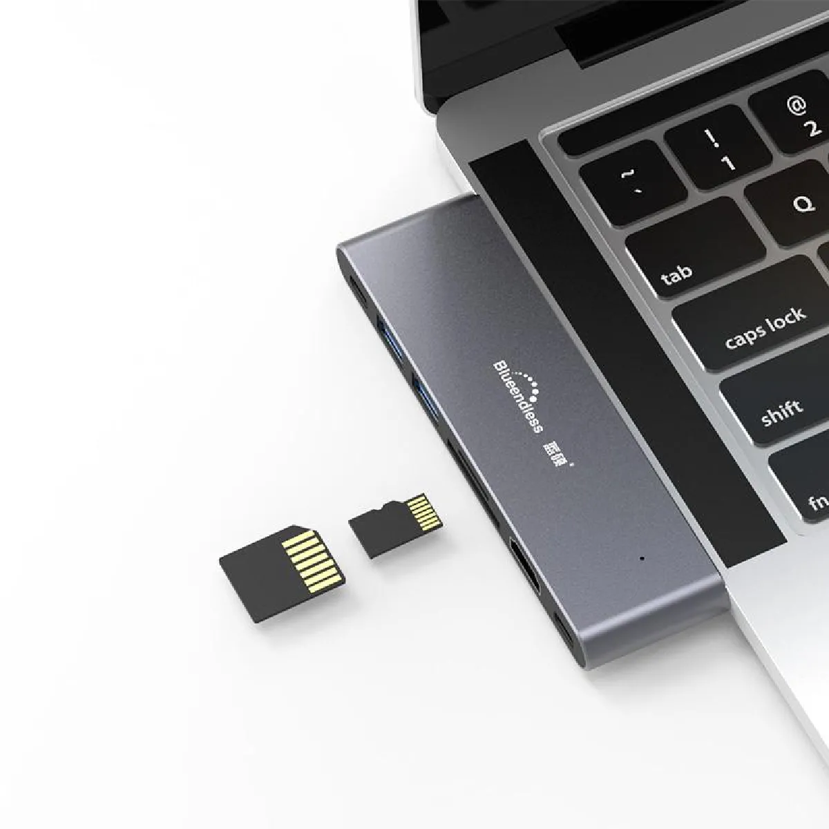 Winkoo.fr Adaptateur USB MacBook Pro Air 7 en 1