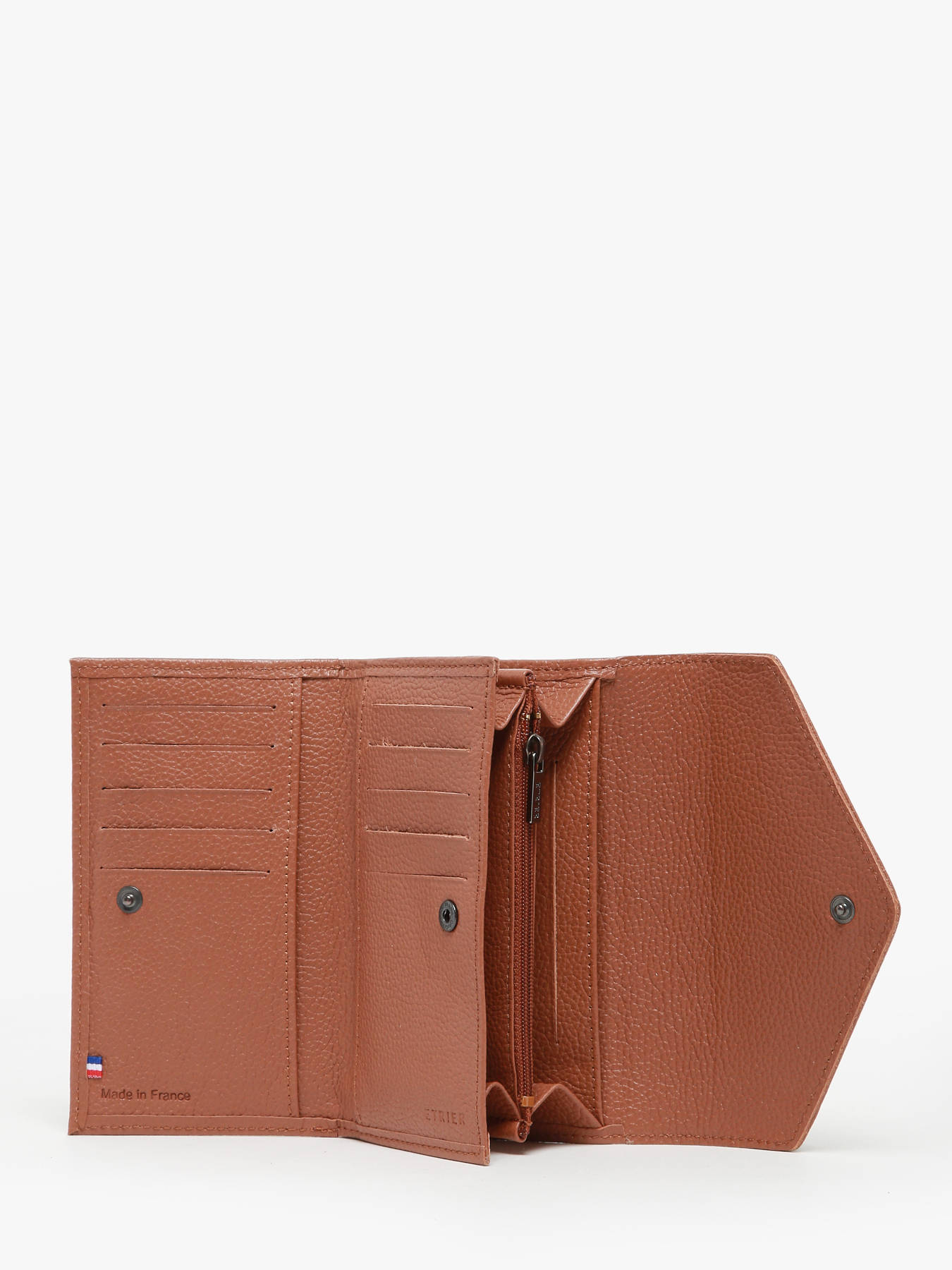 Porte-monnaie Madras cuir ETRIER