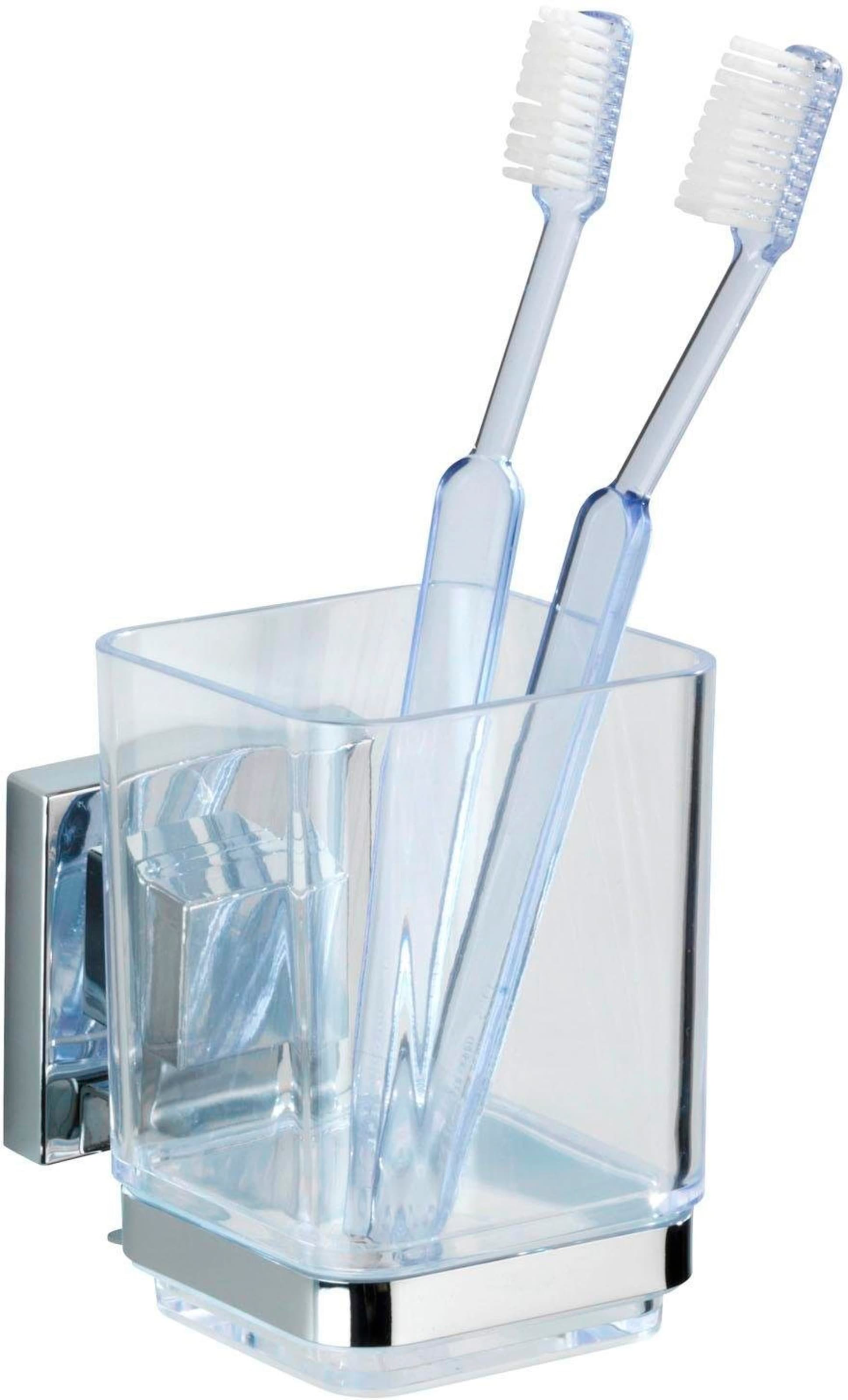 WENKO Zahnputzbecher »Quadro« Vacuum-Loc®