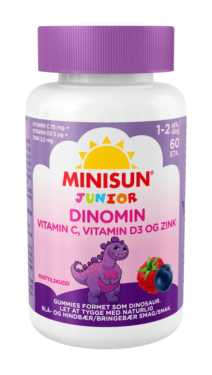 Minisun Dinomin Junior - 60 stk.