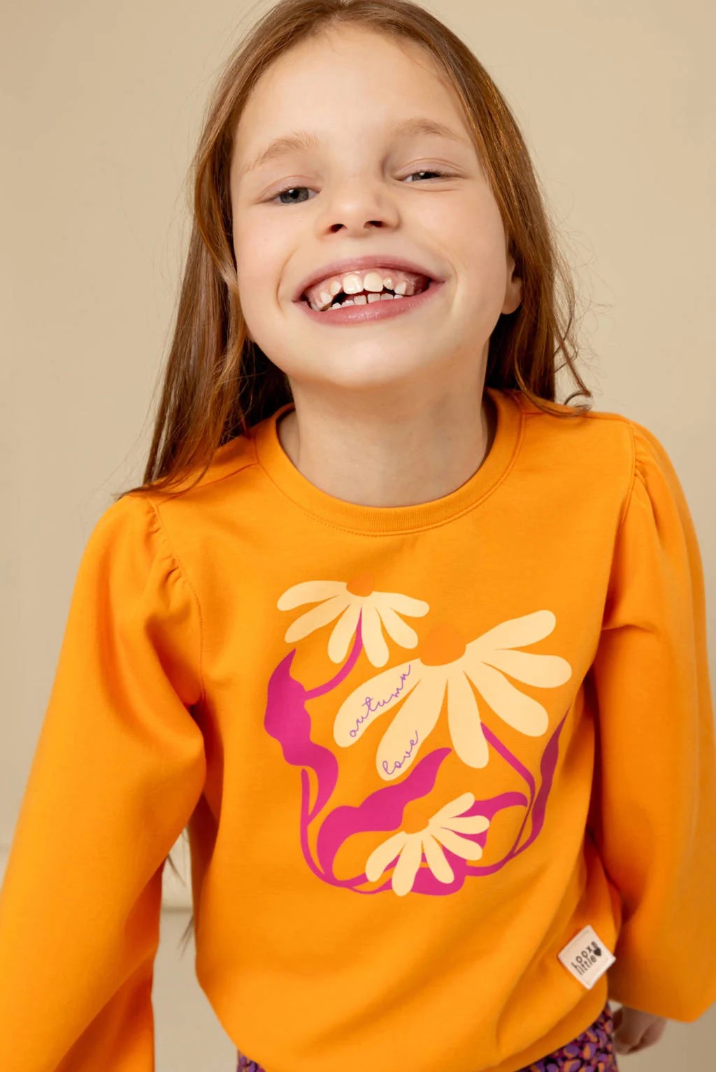 LOOXS little sweater oranje