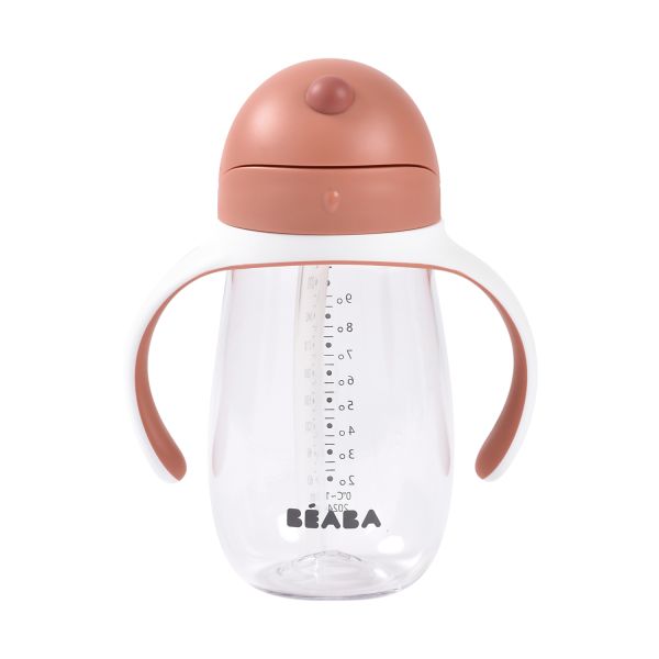 Beaba Rietjesbeker – 300 ml – Terracotta