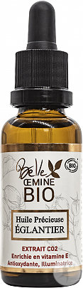 Belle Oemine Églantier Huile Précieuse Biologique Flacon 30ml