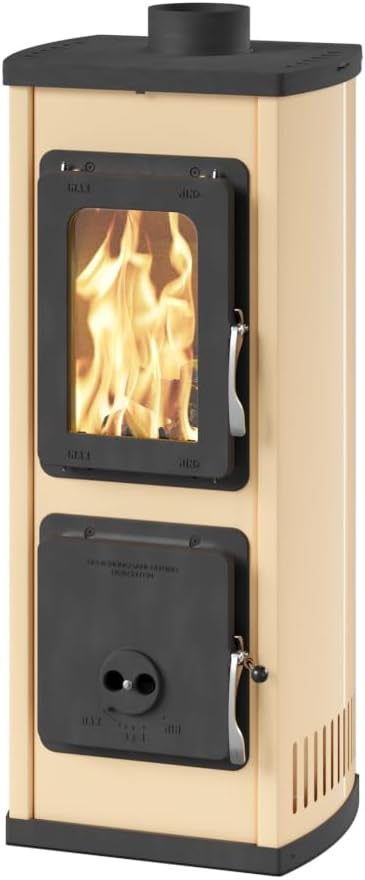 Holzofen | Verona B Top | Werkstattofen | 5 kW | Cappuccino