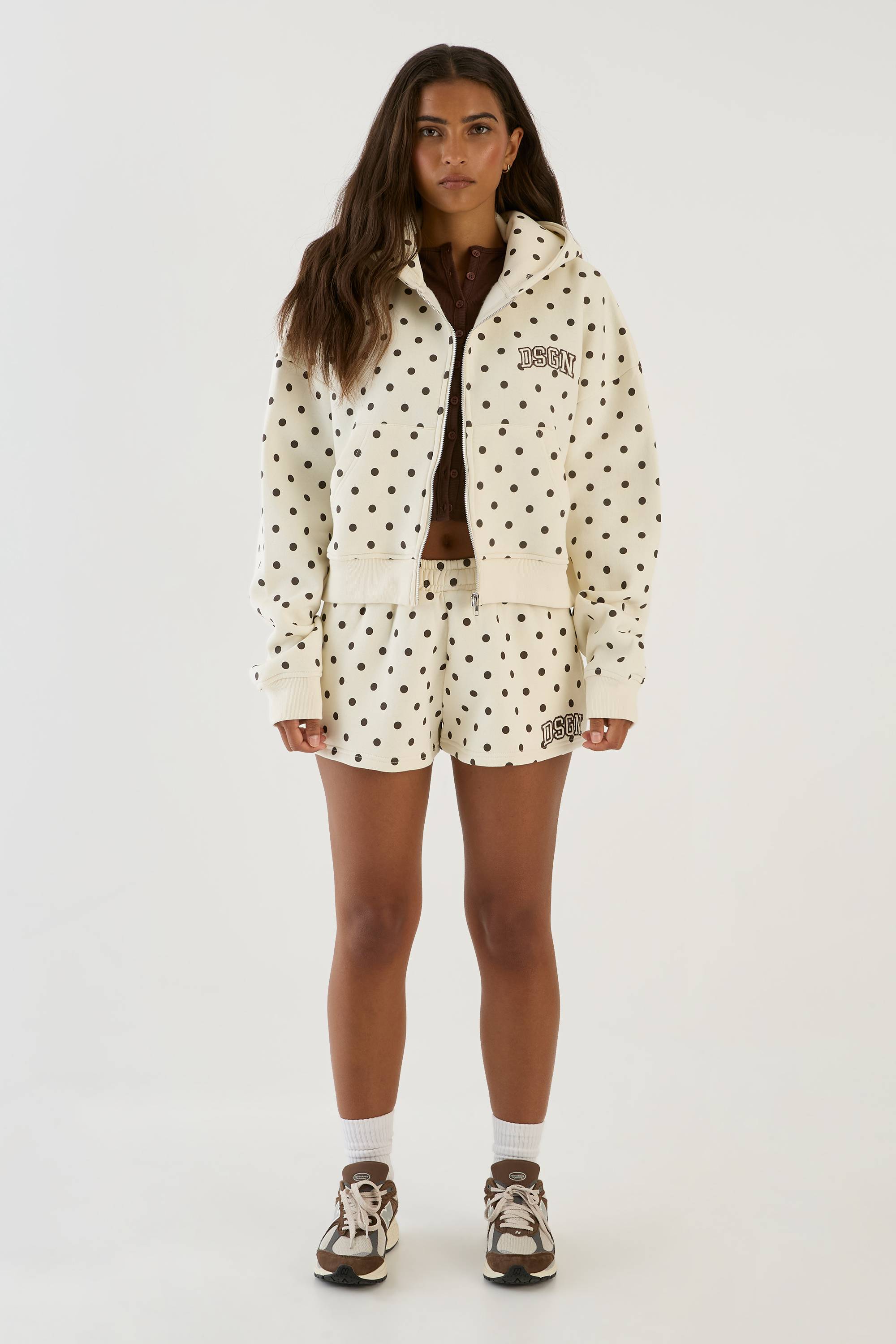 Short En Molleton À Pois Dsgn Studio