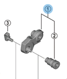 Shimano Beslagakselenhed til RD-8150