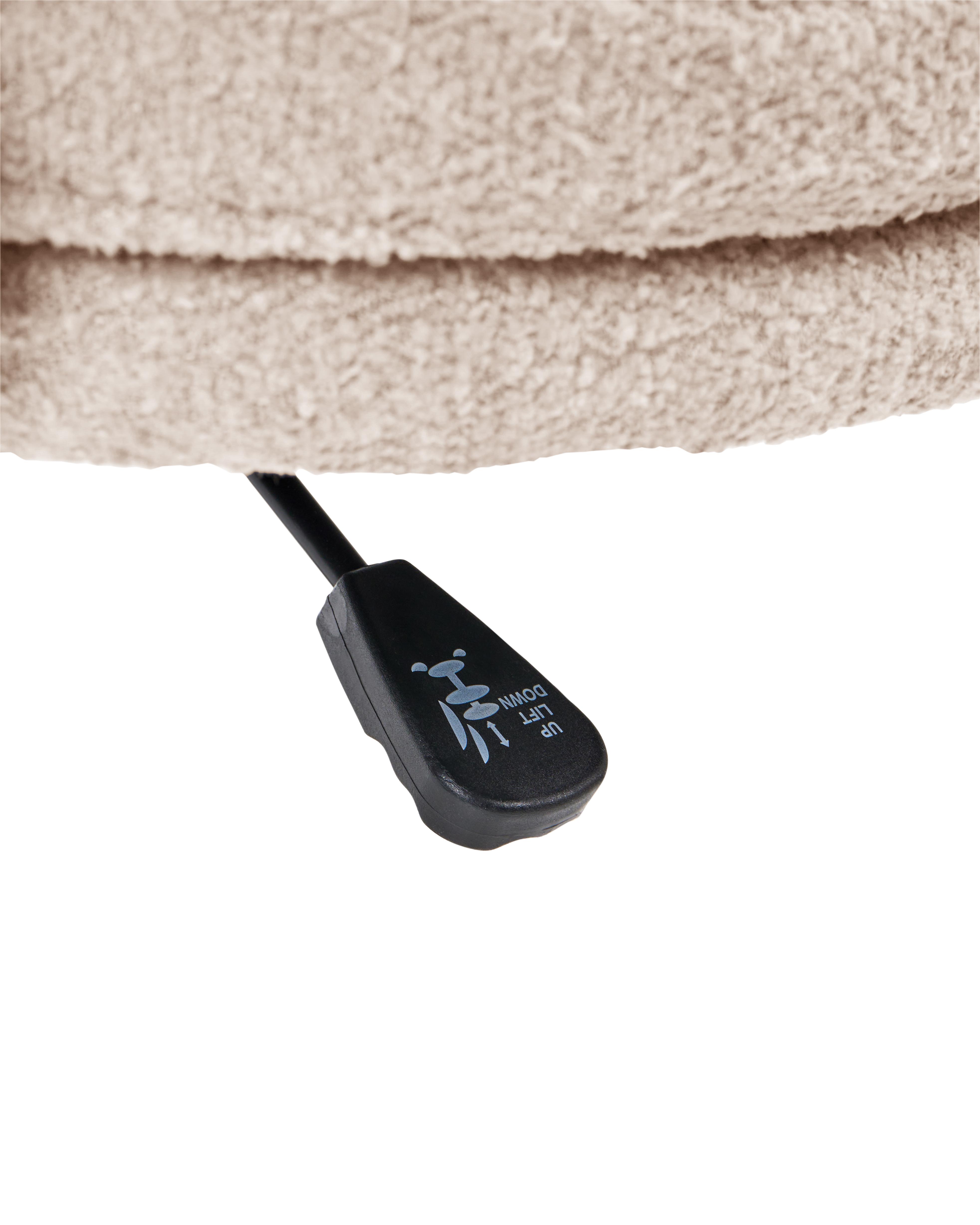 Bureaustoel GRANBY Bouclé Lichtbeige