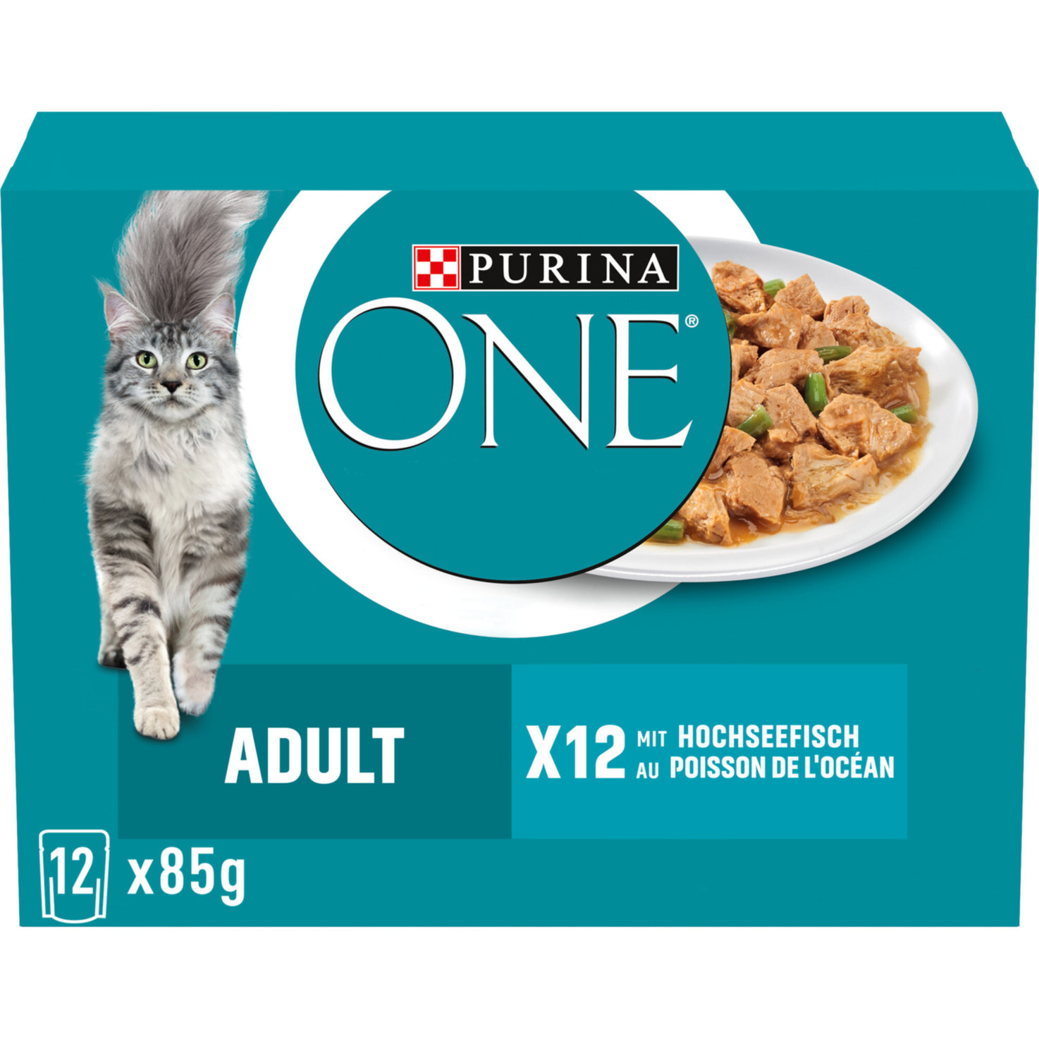 Purina ONE Adult Ozeanfisch 12x85g