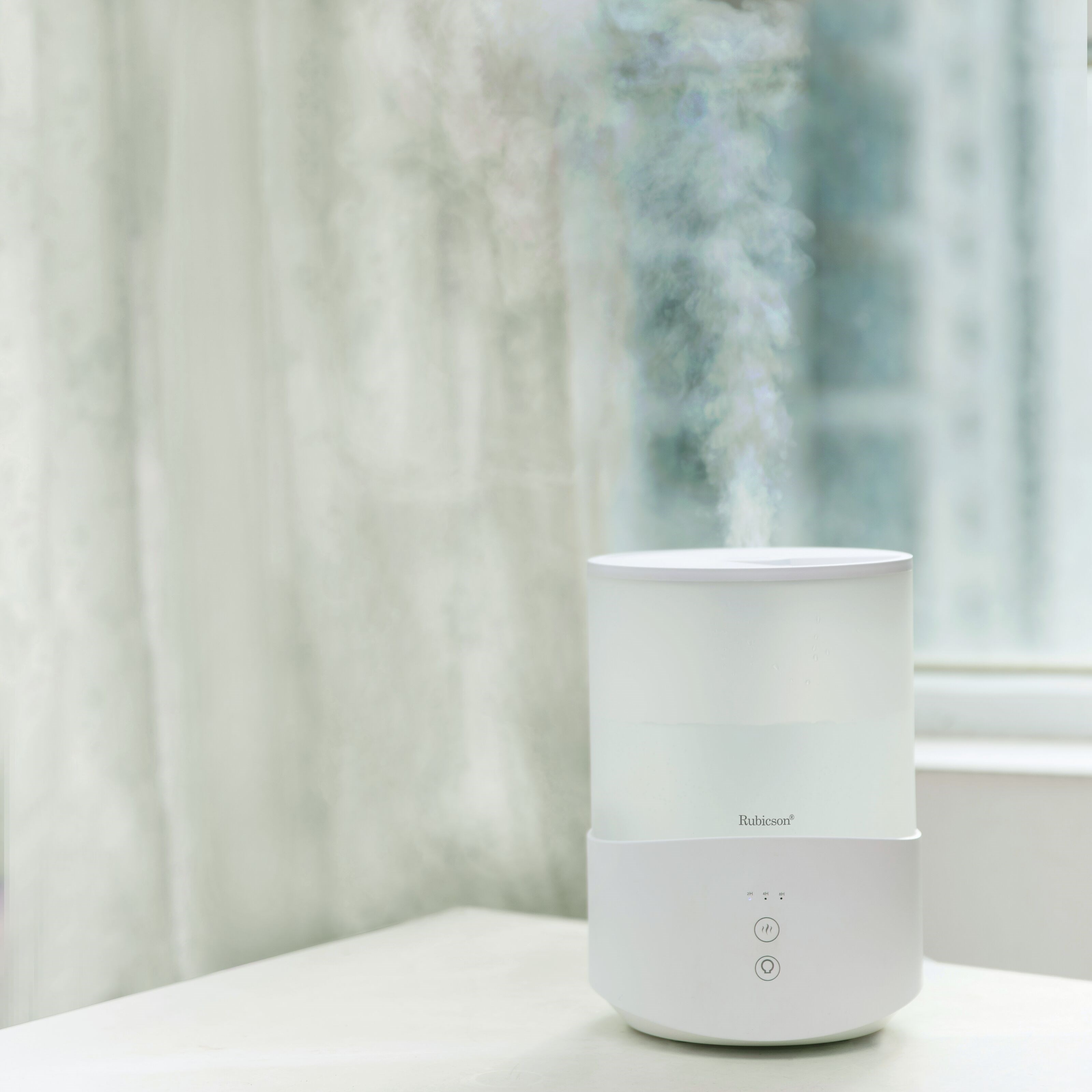 Rubicson Luftfukter med timer og stemningsbelysning - 2,5 L
