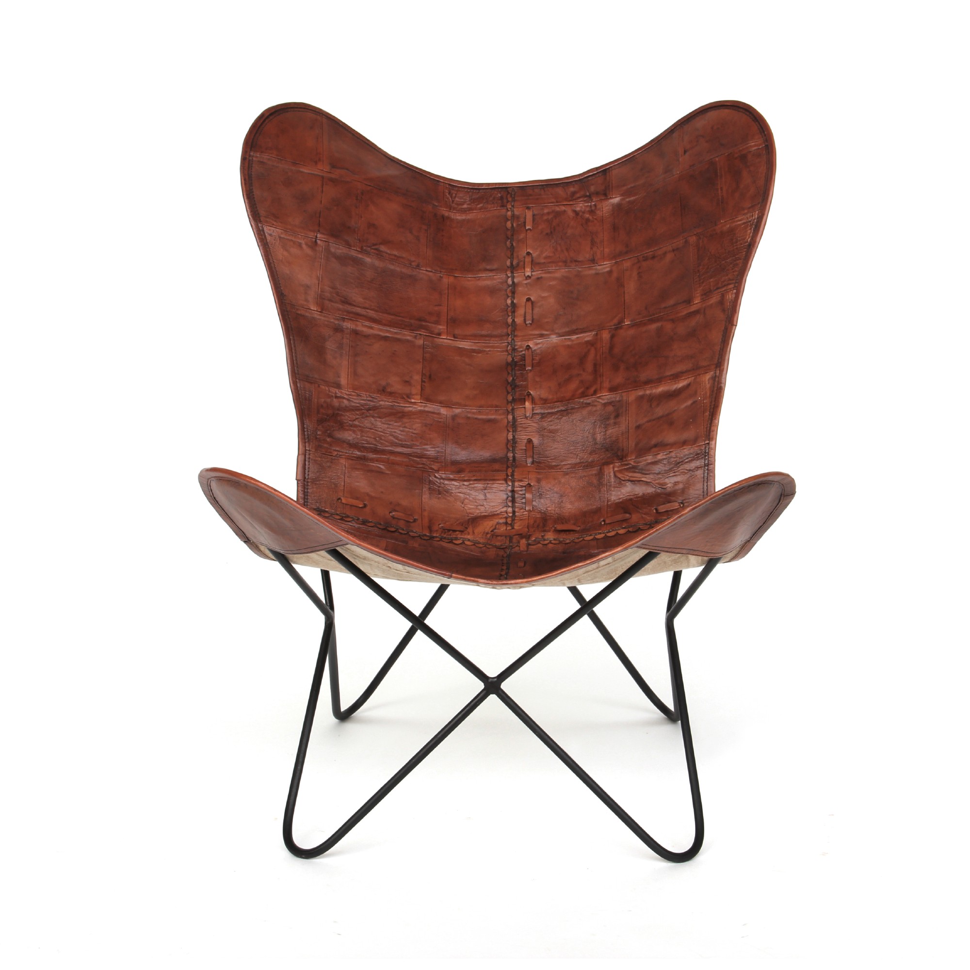 Lounger 'Brad', braun, schwarz, T 71 cm, B 74 cm, H 90 cm von fischer's lagerhaus
