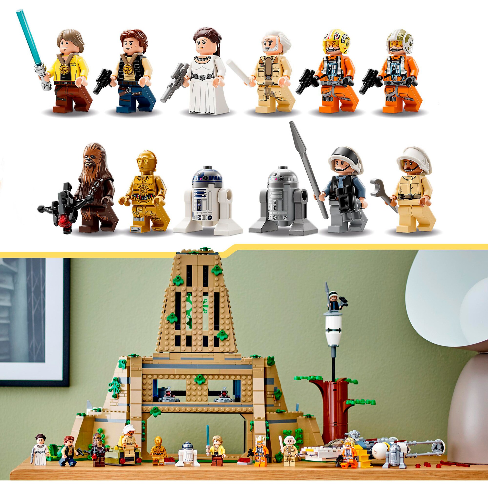 LEGO Konstruktionsspielzeug Star Wars Rebellenbasis auf Yavin 4