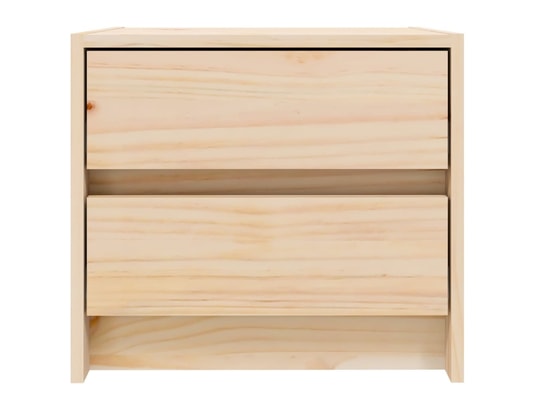 VIDAXL - Tables de chevet 2 pcs 40x31x35,5 cm bois de pin massif